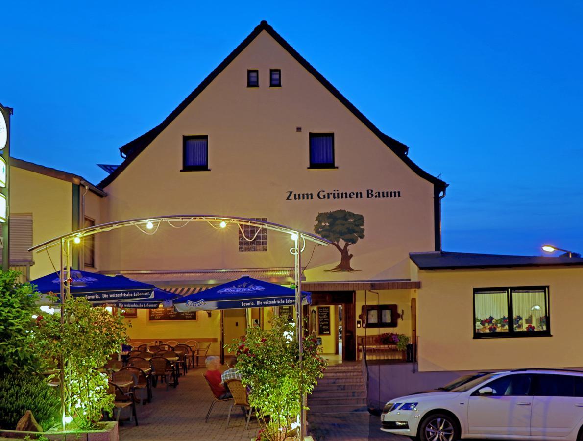 מלון Leidersbach Restaurant Gruener Baum מראה חיצוני תמונה